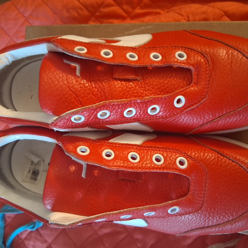 Joshau Sanders Liberty DONNA Red Athletic Sneakers Nike Colab SIZE 10